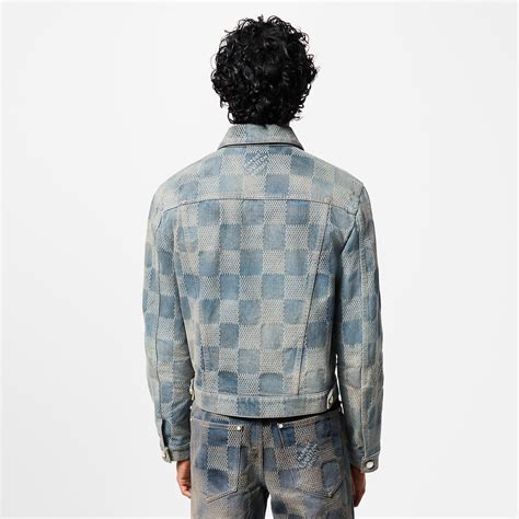 Damier Washed Denim Jacket 